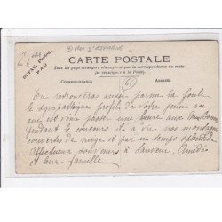 EAUX BONNES : carte photo du concours de skis en 1909 - le Roi d'Espagne Alfons XIII - état