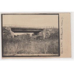 SEPPOIS LE BAS : carte photo d'un accident de chemin de fer - bon état (traces au dos)