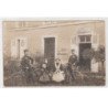 CLERMONT CREAN : carte photo de facteurs à vélo (Poste) - très bon état