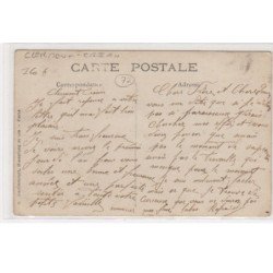 CLERMONT CREAN : carte photo de facteurs à vélo (Poste) - très bon état