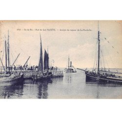 ILE DE RE - Port de LA FLOTTE - Arrivée du vapeur de La Rochelle - très bon état