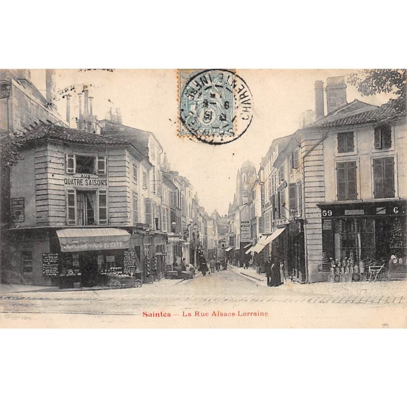SAINTES - La Rue Alsace Lorraine - très bon état