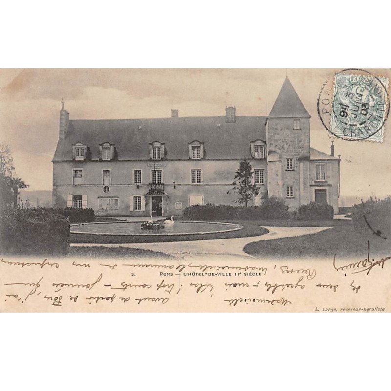 PONS - L'Hôtel de Ville - très bon état