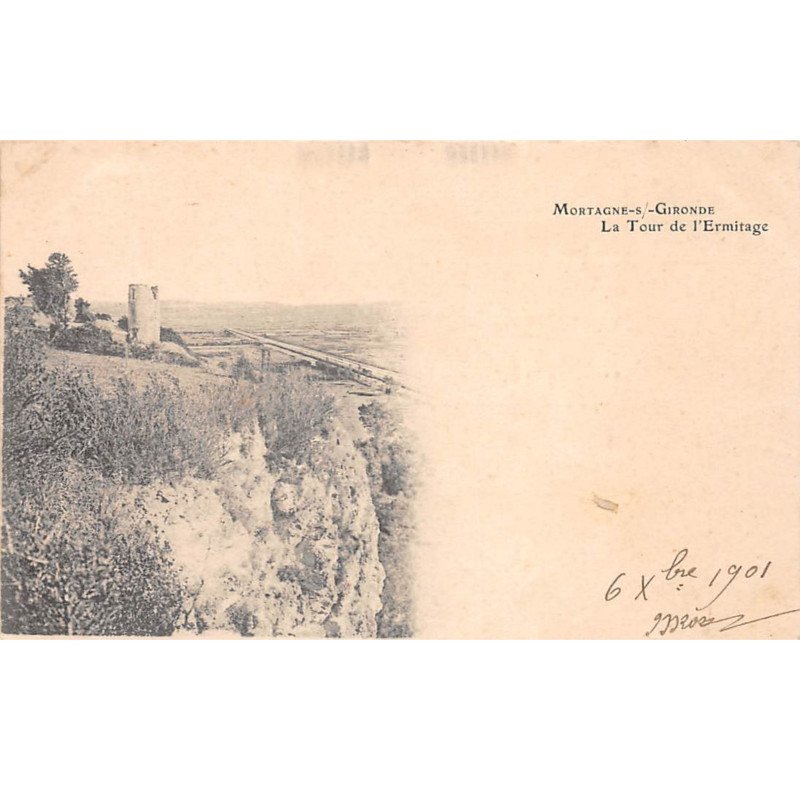 MORTAGNE SUR GIRONDE - La Tour de l'Ermitage - très bon état