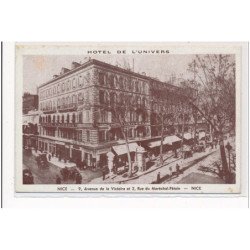 NICE : hotel de l'univers 9 avenue de la victoire et 2 rue du marechal-petain - tres bon etat