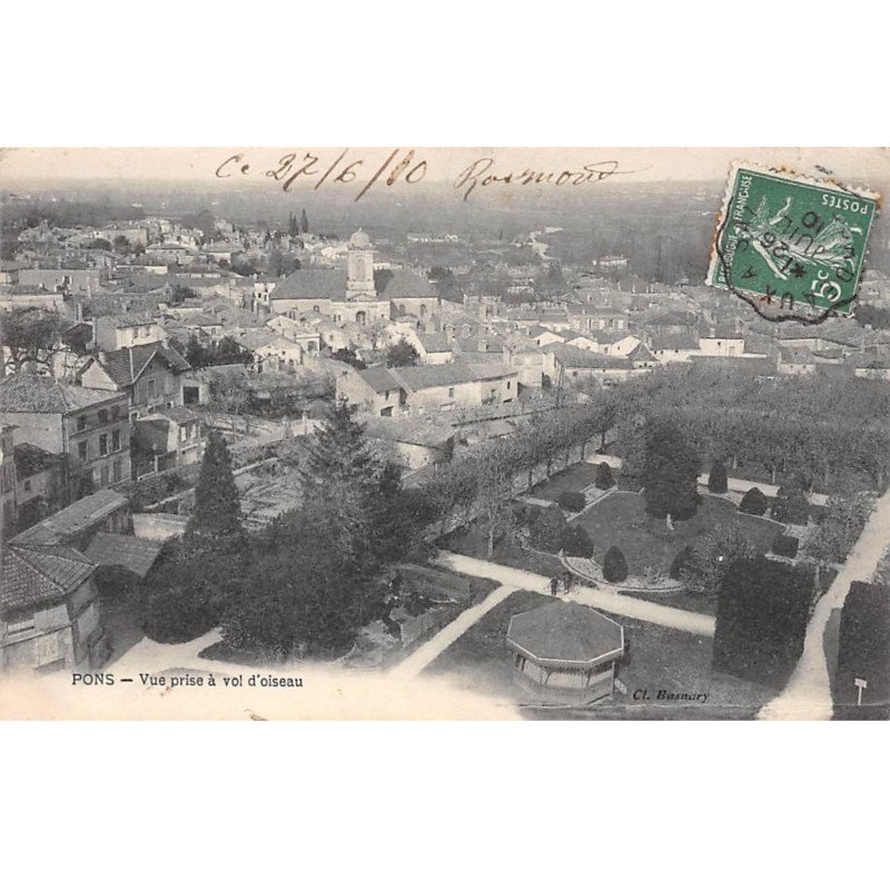 PONS - Vue prise à vol d'oiseau - très bon état