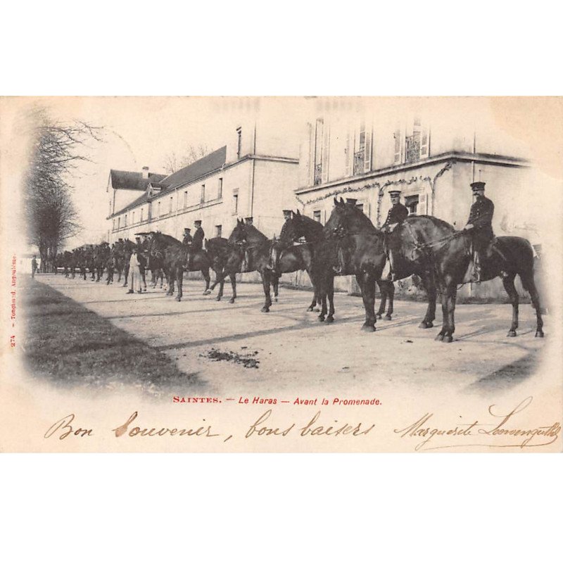 SAINTES - Le Haras - Avant la promenade - très bon état