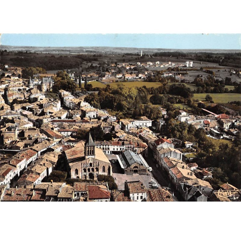 JONZAC - Vue panoramique aérienne - très bon état