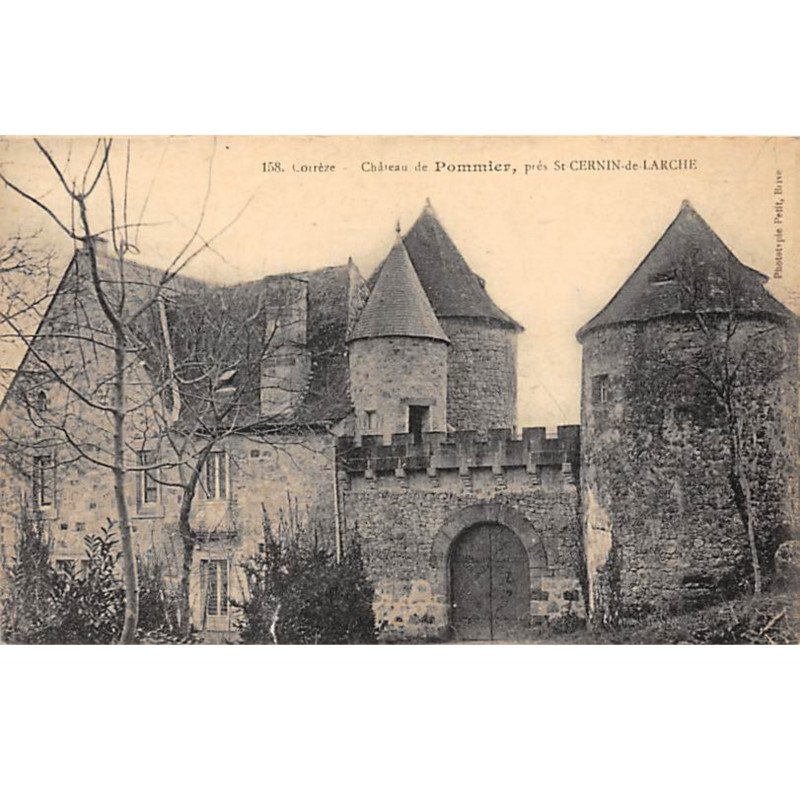 Château de POMMIER près Saint Cernin de Larche - très bon état