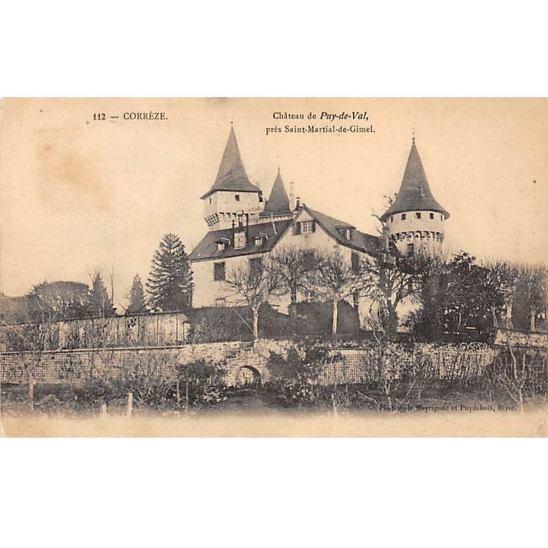 Château de PUY DE VAL près Saint Martial de Gimel - très bon état