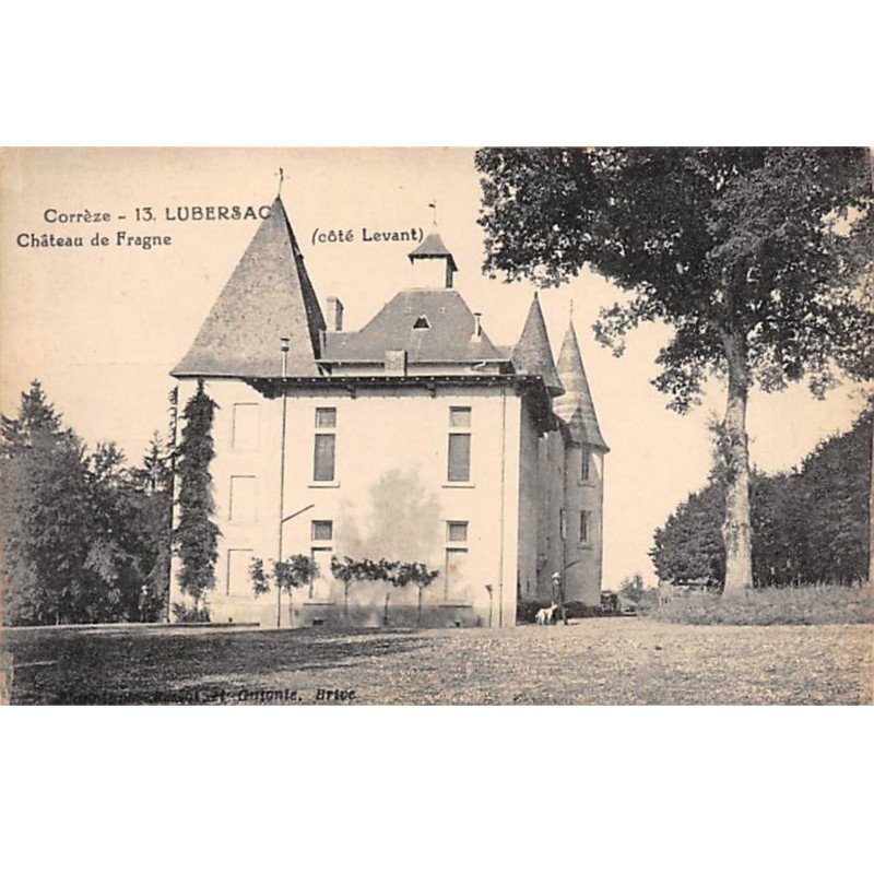 LUBERSAC - Château de FRAGNE - très bon état