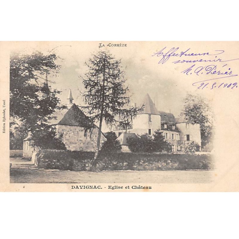 DAVIGNAC - Eglise et Château - très bon état