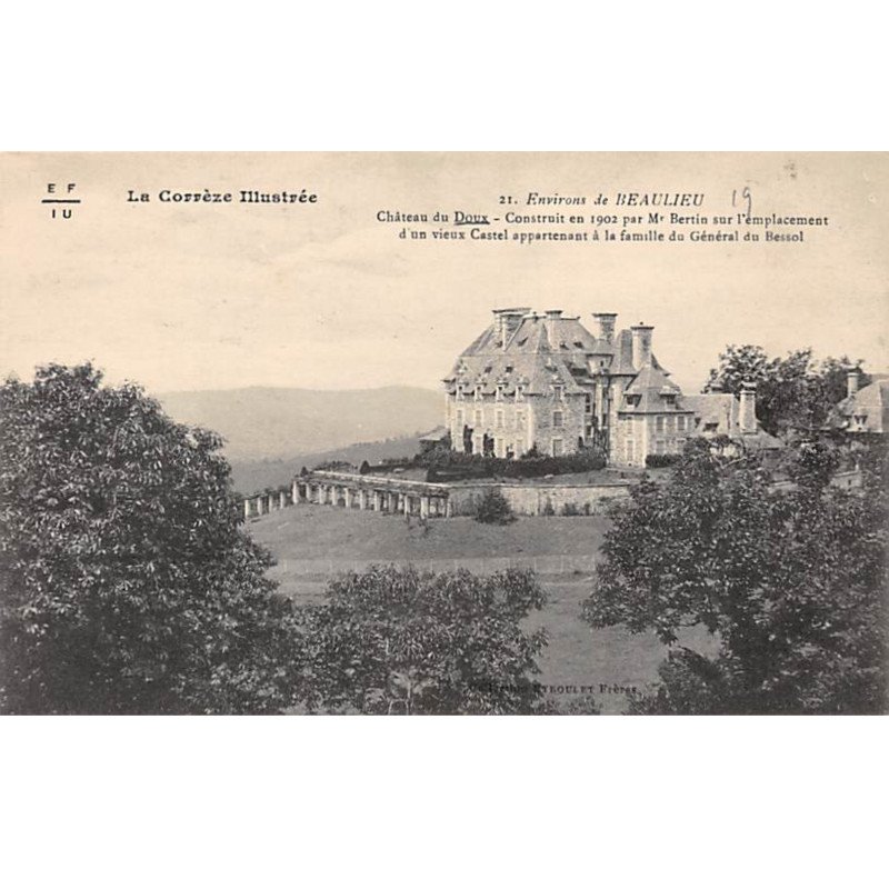 Environs de BEAULIEU - Château du Doux - très bon état