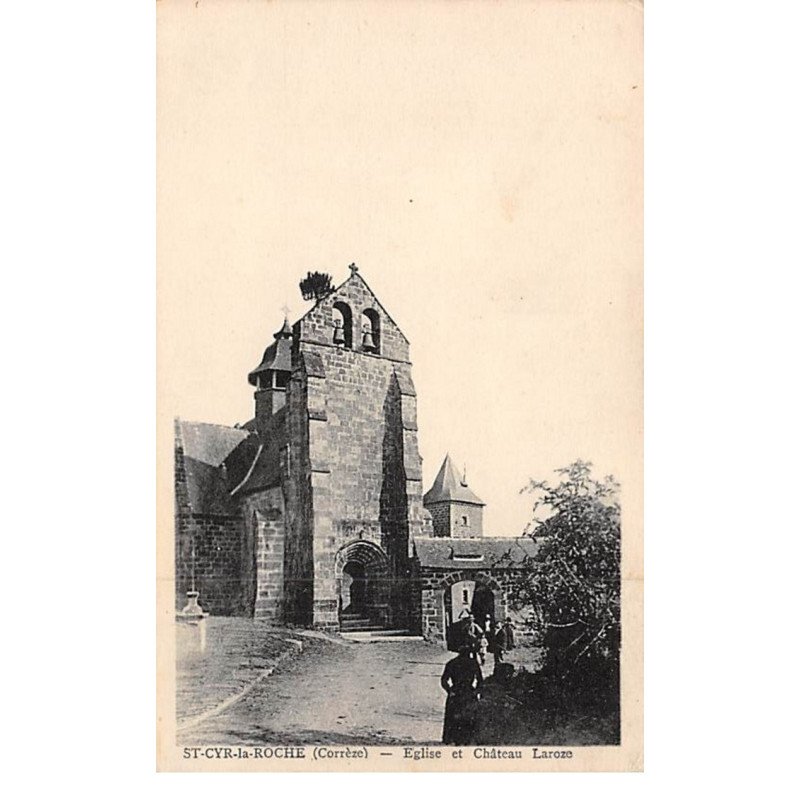 SAINT CYR LA ROCHE - Eglise et Château Laroze - très bon état
