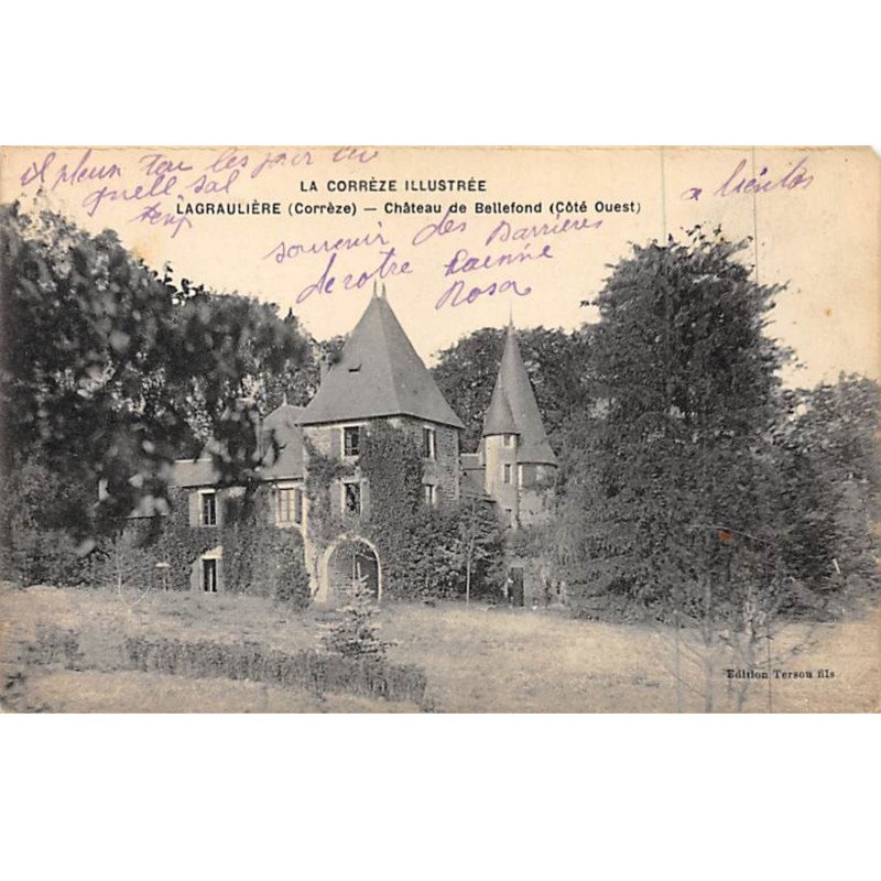 LAGRAULIERE - Château de Bellefond - très bon état