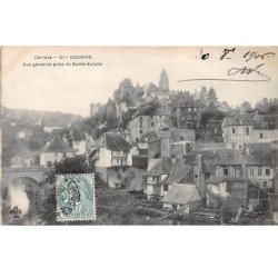 UZERCHE - Vue générale prise de Sainte Eulalie - très bon état