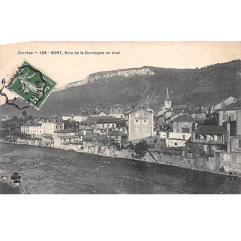 BORT - Rive de la Dordogne en aval - très bon état