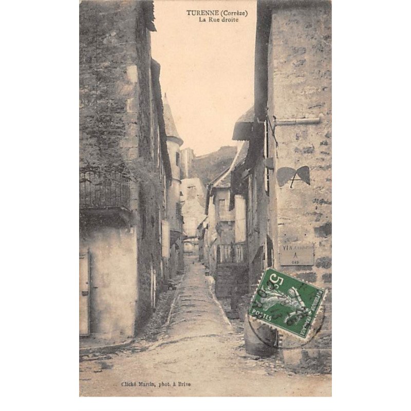 TURENNE - La Rue droite - très bon état