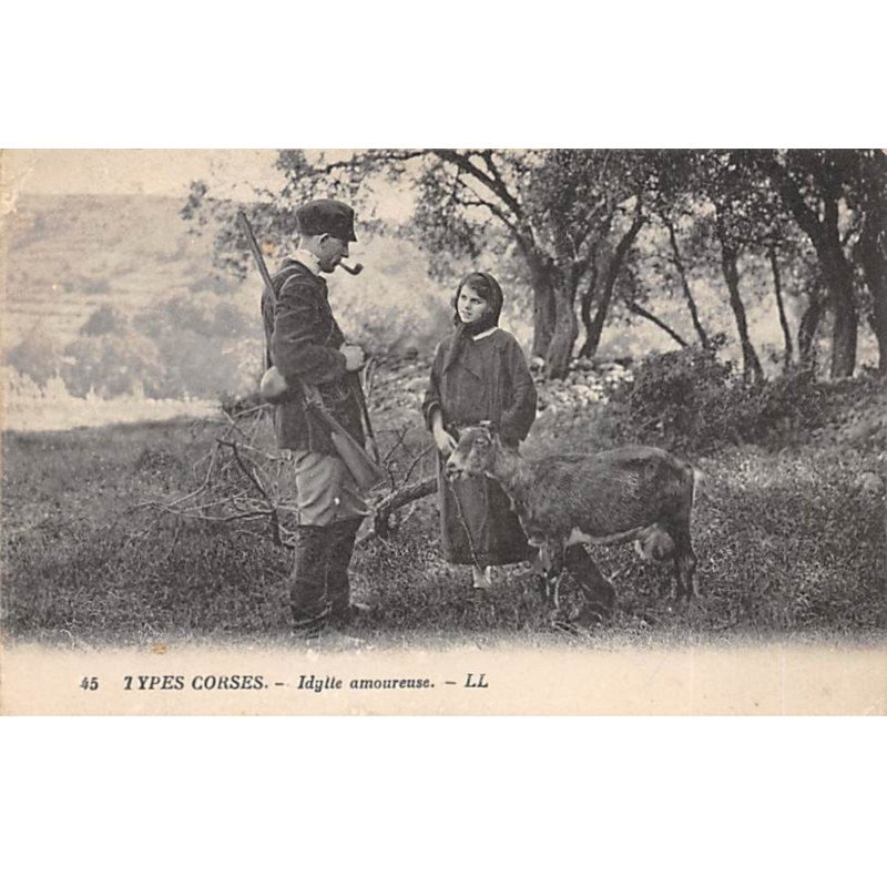 TYPES CORSES - Idylle amoureuse - très bon état