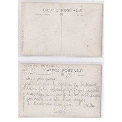 PIERRE PERTHUIS : lot de 2 cartes photo (pont - église) - très bon état