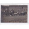 LONGPERRIER : carte photo d'une cavalcade (char devant le café de la Mairie) - très bon état