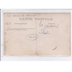 NEUILLY SUR SEINE : carte photo de l'ancienne maison TRAGIN au 169 avenue de Neuilly - très bon état