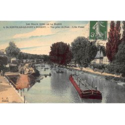 NOGENT-sur-MARNE : vue prise du pont, l'ile fanac - tres bon etat