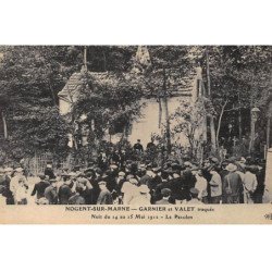 NOGENT-sur-MARNE : garnier et valet traqués nuit du 14 au 15 mai 1912 - tres bon etat
