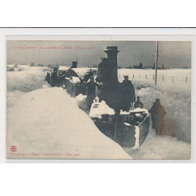 SAINT LAURENT DU JURA - Train bloqué - très bon état