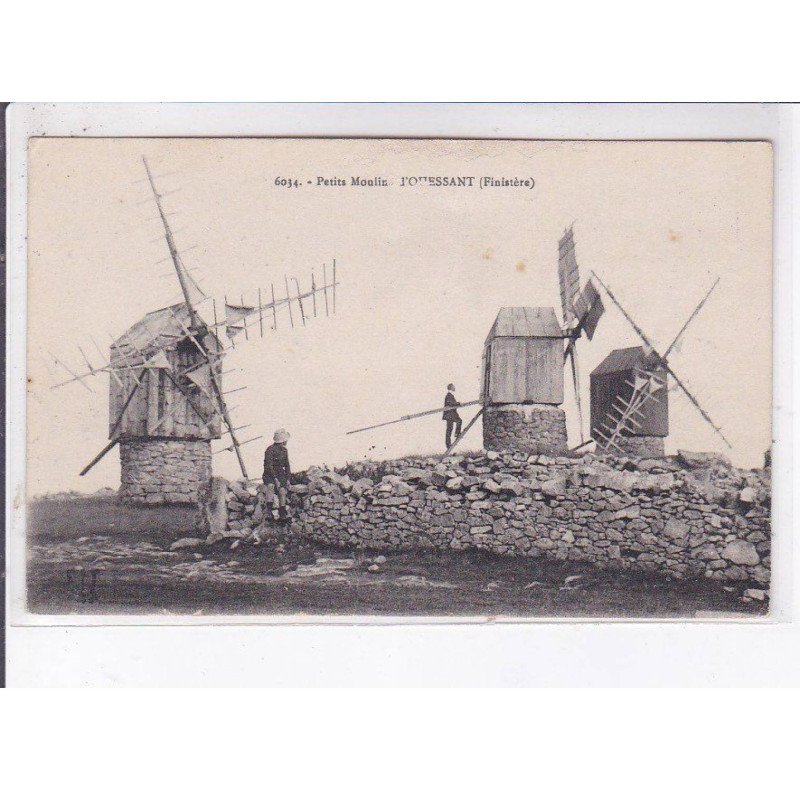 OUESSANT: petits moulin - état