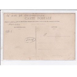 PARIS 18 ème : carte photo du couvreur - plombier UTTER au 76 rue de Clignancourt - très bon état