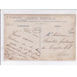 PARIS 11 ème : carte photo du restaurant ANTOINE au 9 boulevard Voltaire - très bon état