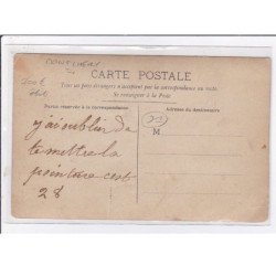 MONTLHERY ? : carte photo de la buvette du Monthery ? (sirops - cafés - champagne) - état