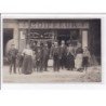 PARIS 13 ème : carte photo du salon de coiffure DUCHESNE au 3 rue du Chateau Landon - très bon état