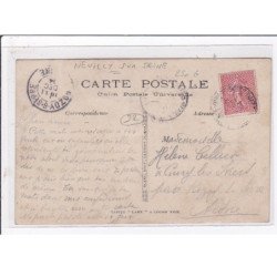 NEUILLY SUR SEINE : carte photo d'un salon de coiffure FIEG (coiffeur) - très bon état
