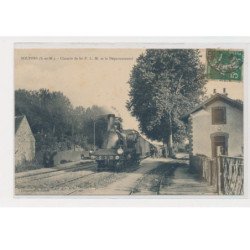 SOUPPES - Cheminde fer P.L.M. et le départemental - état