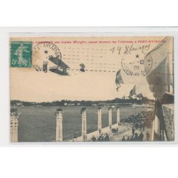 PORT AVIATION JUVISY - Cachet - De lambert sur biplan Wright - très bon état