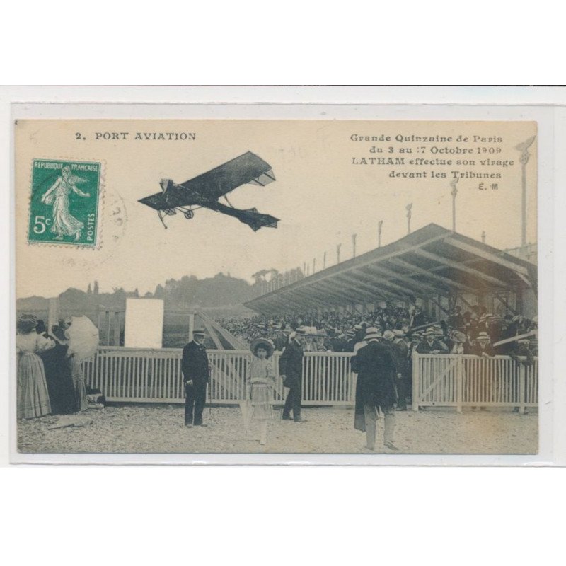 PORT AVIATION JUVISY - Grande quinzaine du 3 au 17 Octobre - Latham - Texte intéressant - Très bon état