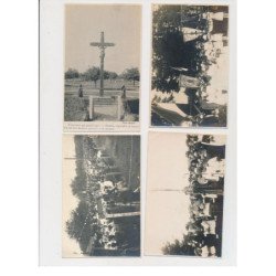 BOISSY LAMBERVILLE : 9 CPA - religieux - bénédiction du calvaire - très bon état