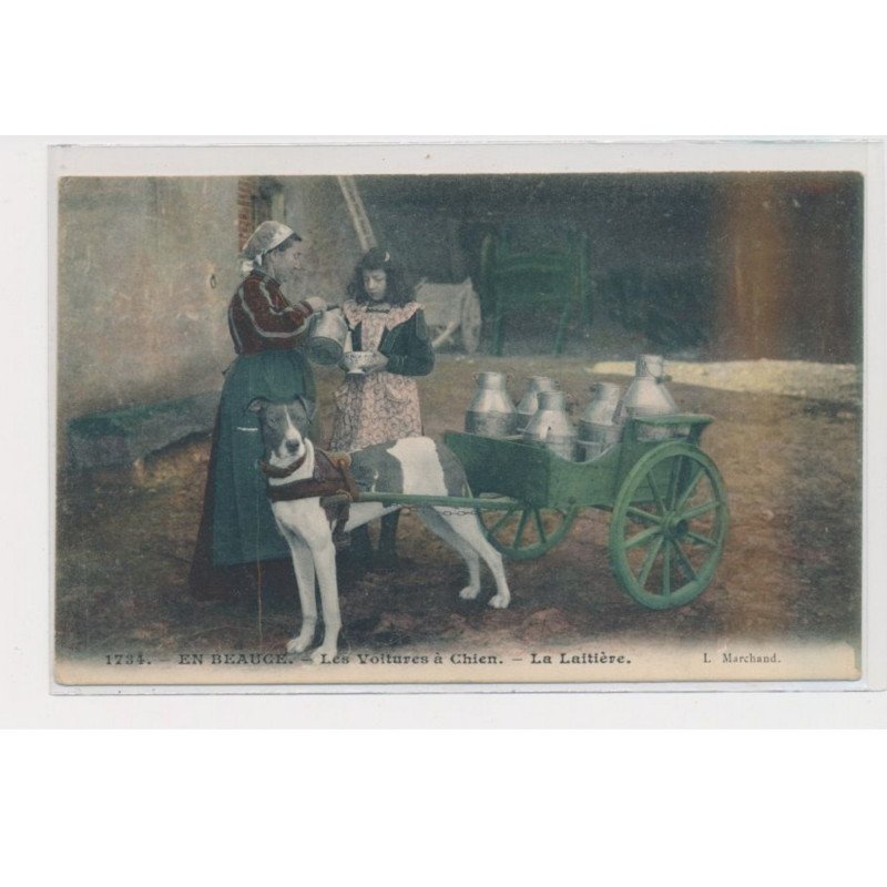 En Beauce - Les voitures à chiens - la laitière - très bon état