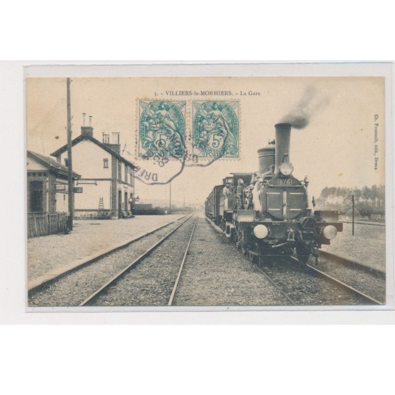 VILLIERS-LE-MORTHIERS - La gare - très bon état