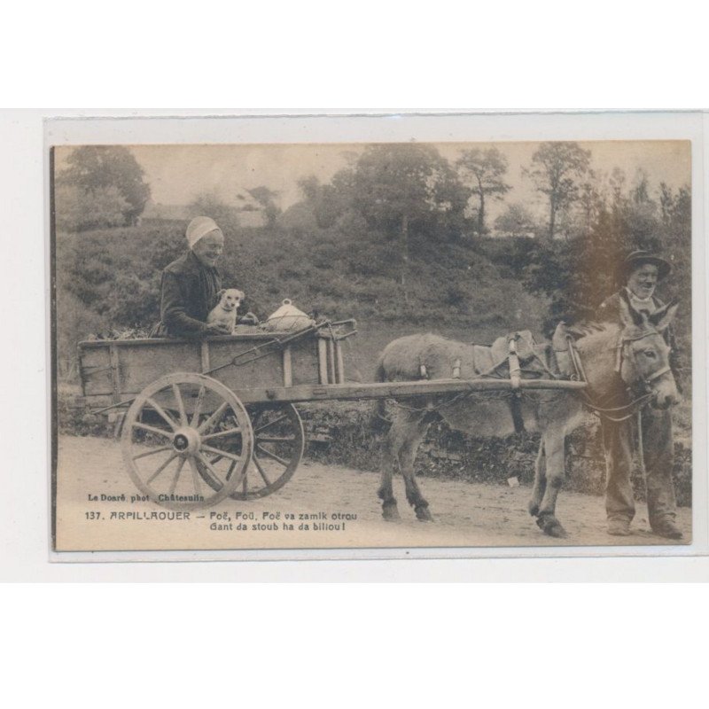 ARPILLAOUER - attelage d'ane - très bon état