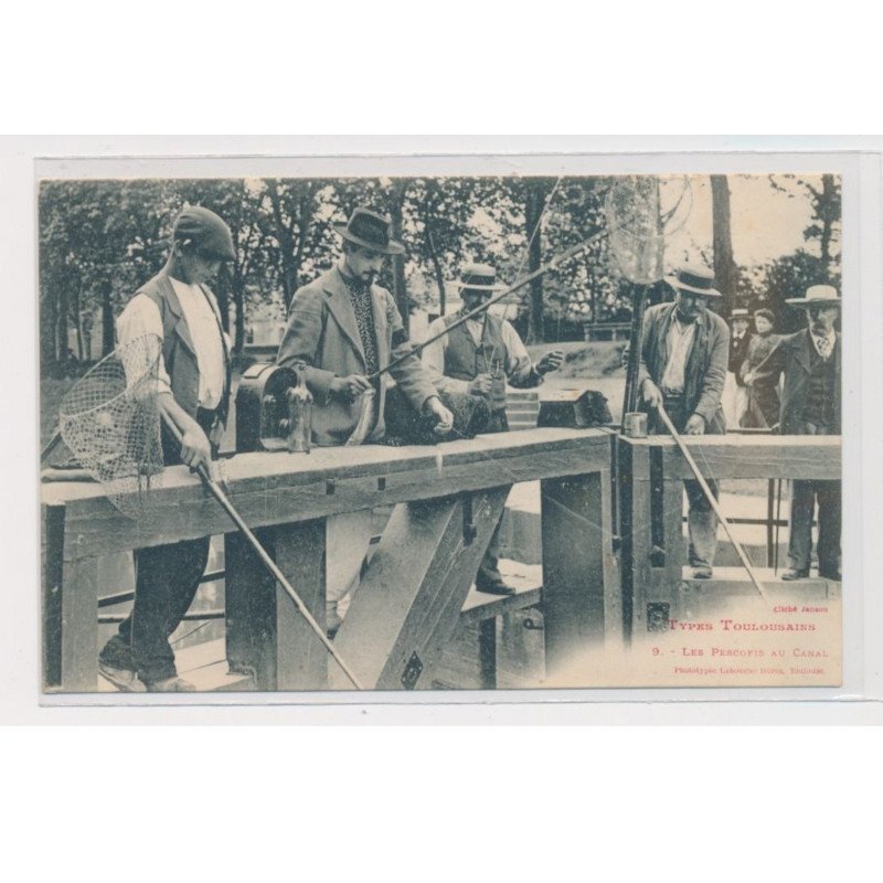 TOULOUSE - Types toulousains - les pescofis au canal - très bon état