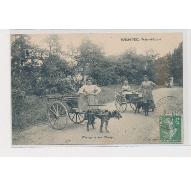 BOURGUEIL - Ménagères aux champs - très bon état