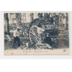En Sologne - Bûcherons dans une vente - très bon état