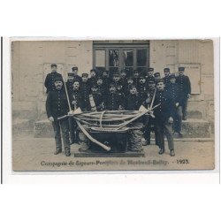 MONTREUIL-BELLAY : compagnie de sapeurs-pompiers 1923 - tres bon etat