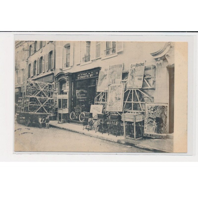 Marchand - Motocyclettes - Façade de boutique - très bon état
