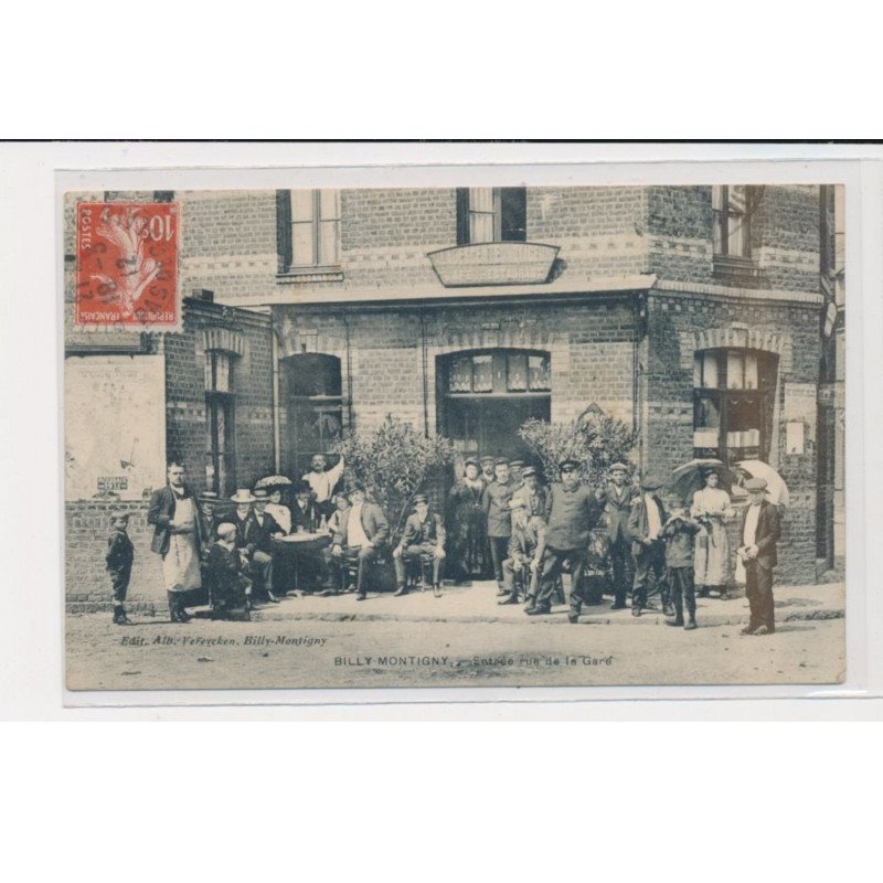 BILLY-MONTIGNY - Entrée rue de la Gare - très bon état