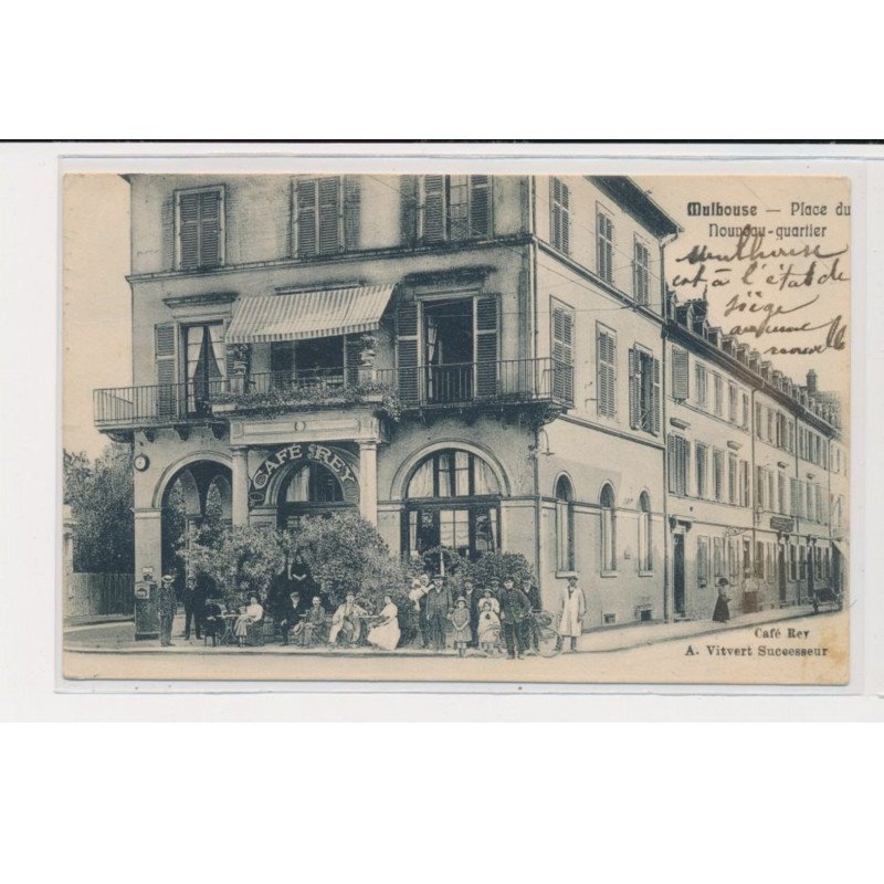 MULHOUSE - Place du Nouveau-Quartier - Café Rey - très bon état