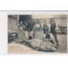 Thon géant capturé par le Dundee Ste marie, du port de Folkestone - 1910 - état